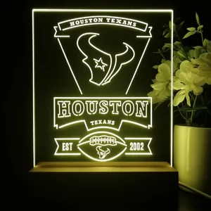 Houston Texans EST 2002 LED Desk Light