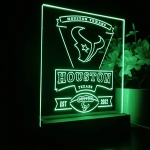 Houston Texans EST 2002 LED Desk Light