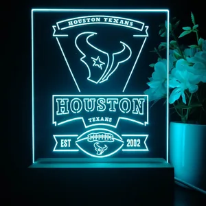 Houston Texans EST 2002 LED Desk Light