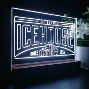 Ice House Since 1855 LED Desk Light