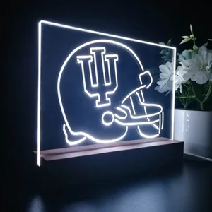 Indiana Hoosiers Helmet LED Desk Light