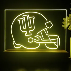 Indiana Hoosiers Helmet LED Desk Light