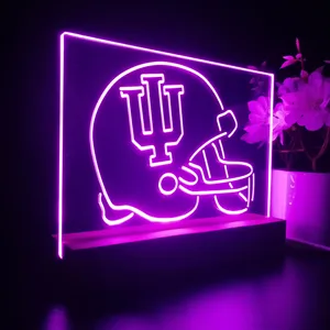 Indiana Hoosiers Helmet LED Desk Light