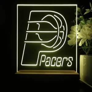 Indiana Pacers Logo LED Desk Light - Legacy Edition