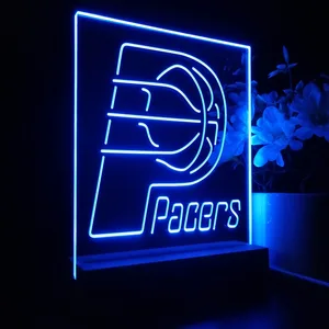 Indiana Pacers Logo LED Desk Light - Legacy Edition