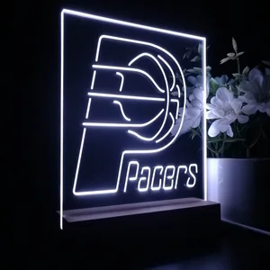 Indiana Pacers Logo LED Desk Light - Legacy Edition