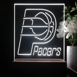 Indiana Pacers Logo LED Desk Light - Legacy Edition