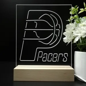 Indiana Pacers Logo LED Desk Light - Legacy Edition