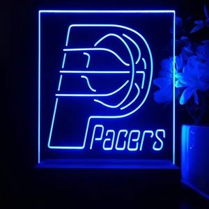 Indiana Pacers Logo LED Desk Light - Legacy Edition