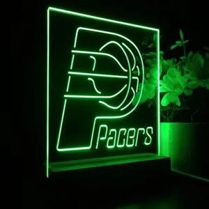 Indiana Pacers Logo LED Desk Light - Legacy Edition