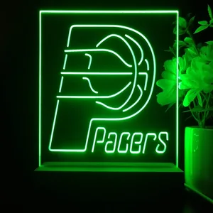 Indiana Pacers Logo LED Desk Light - Legacy Edition