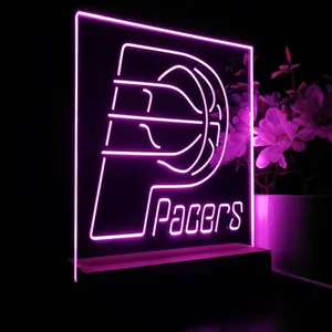 Indiana Pacers Logo LED Desk Light - Legacy Edition