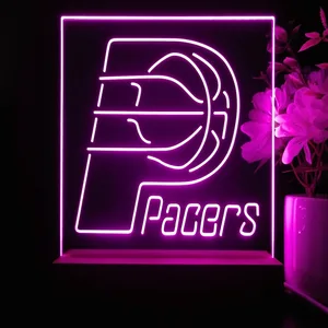 Indiana Pacers Logo LED Desk Light - Legacy Edition