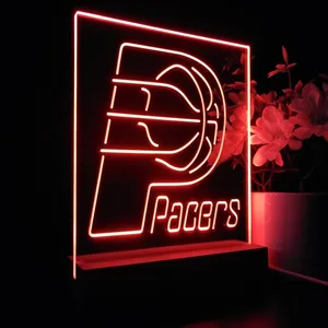 Indiana Pacers Logo LED Desk Light - Legacy Edition