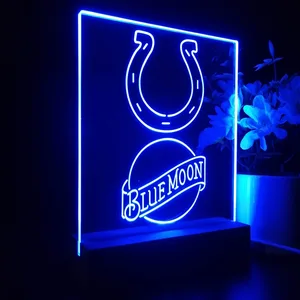 Indianapolis Colts Blue Moon LED Desk Light