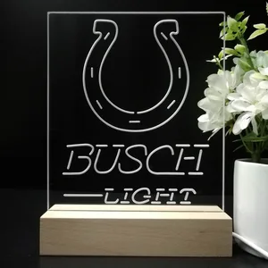 Indianapolis Colts Busch Light LED Desk Light