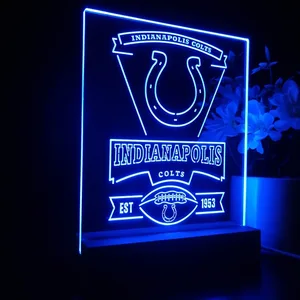 Indianapolis Colts EST 1953 LED Desk Light