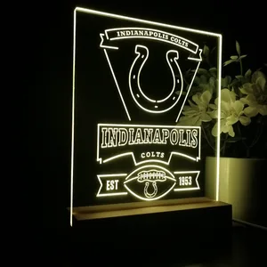 Indianapolis Colts EST 1953 LED Desk Light