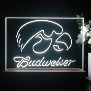 Iowa Hawkeyes Budweiser LED Desk Light