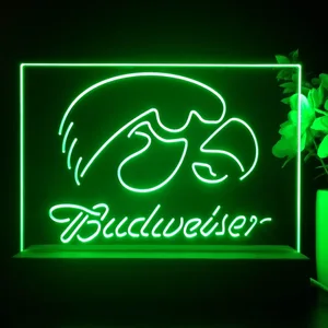 Iowa Hawkeyes Budweiser LED Desk Light