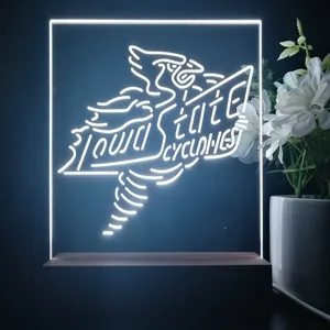 Iowa State Cyclones Logo LED Desk Light