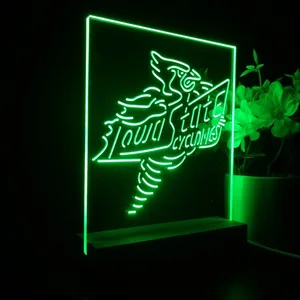 Iowa State Cyclones Logo LED Desk Light