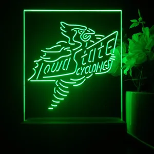 Iowa State Cyclones Logo LED Desk Light