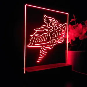Iowa State Cyclones Logo LED Desk Light