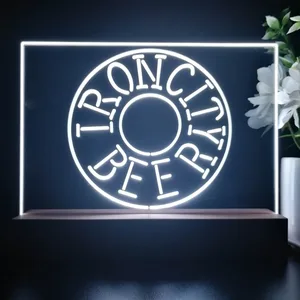 Iron City Beer Wheel LED Desk Light