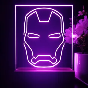 Iron Man Face LED Desk Light