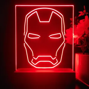 Iron Man Face LED Desk Light