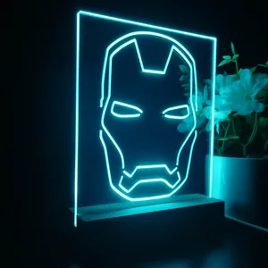 Iron Man Face LED Desk Light