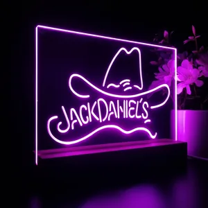Jack Daniel's Cowboy Hat LED Desk Light