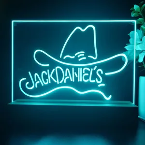 Jack Daniel's Cowboy Hat LED Desk Light
