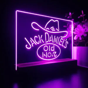 Jack Daniel's Cowboy Hat Old No. 7 LED Desk Light