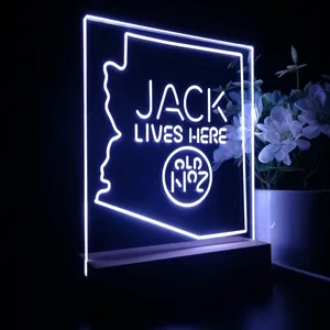 Jack Daniel's Jack Lives Here Arizona LED Desk Light