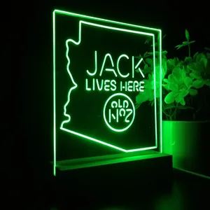 Jack Daniel's Jack Lives Here Arizona LED Desk Light