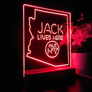 Jack Daniel's Jack Lives Here Arizona LED Desk Light