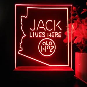 Jack Daniel's Jack Lives Here Arizona LED Desk Light