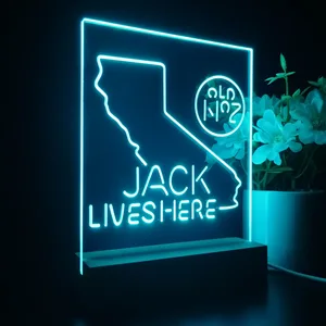 Jack Daniel's Jack Lives Here California LED Desk Light
