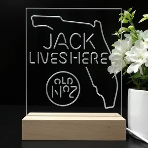 Jack Daniel's Jack Lives Here Florida LED Desk Light