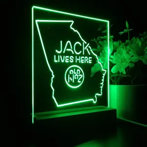 Jack Daniel's Jack Lives Here Georgia LED Desk Light