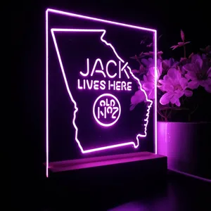 Jack Daniel's Jack Lives Here Georgia LED Desk Light