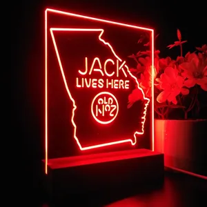 Jack Daniel's Jack Lives Here Georgia LED Desk Light