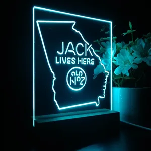 Jack Daniel's Jack Lives Here Georgia LED Desk Light