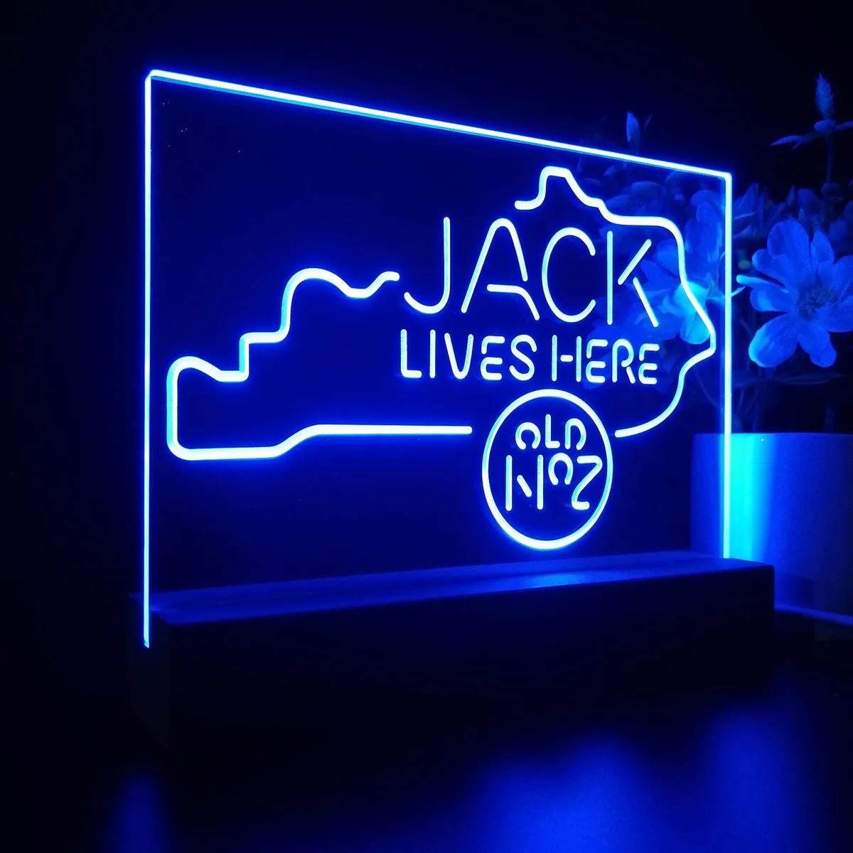 Jack Daniel's Jack Lives Here Kentucky LED Desk Light
