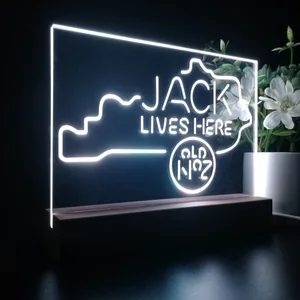 Jack Daniel's Jack Lives Here Kentucky LED Desk Light