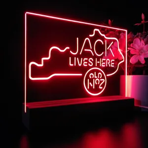 Jack Daniel's Jack Lives Here Kentucky LED Desk Light