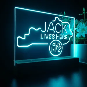 Jack Daniel's Jack Lives Here Kentucky LED Desk Light