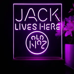 Jack Daniel's Jack Lives Here LED Desk Light